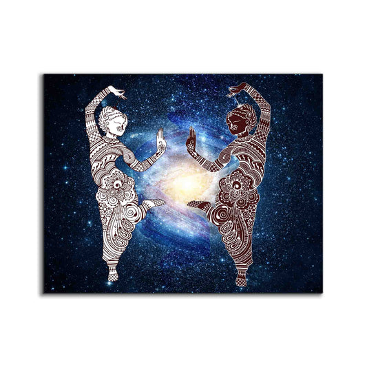 Leinwand-Wandbild-Symmetrie-Gedruckte Kunstwerke