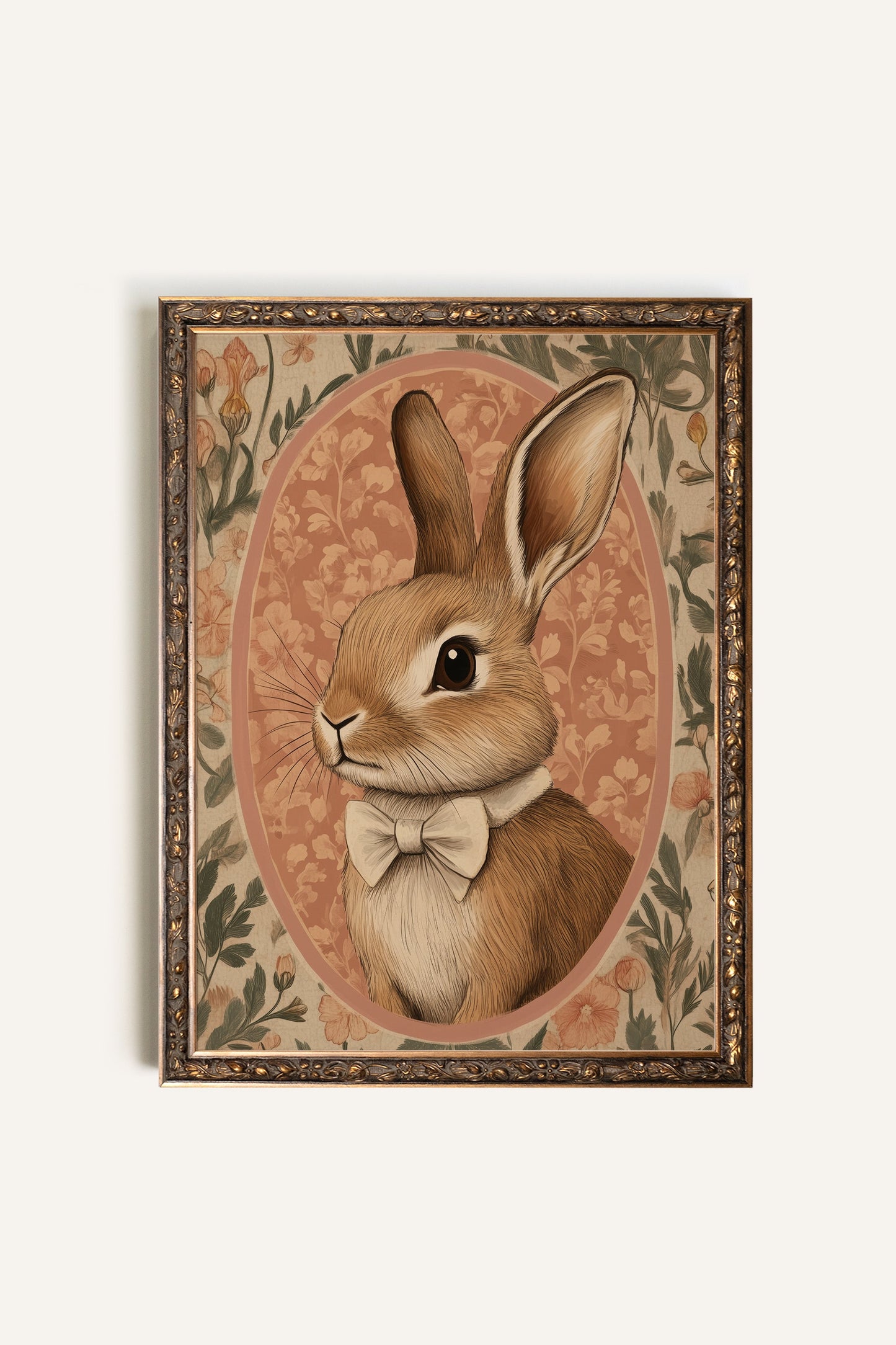ELEGANTER HASE, ANTIKER BRONZERAUMEN