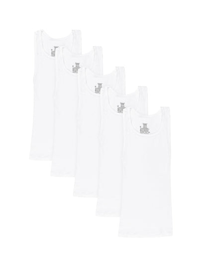 Hanes boys Tank T Shirt, White, Small US 🍁 All In One Marketplace Canada