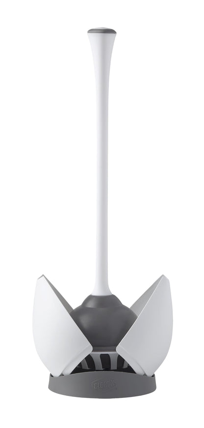 Clorox Toilet Plunger with Hideaway Caddy for Bathroom, Accessories Organizers & Storage, Toilet Unclogger, Plunger with Holder 🍁 All In One Marketplace Canada