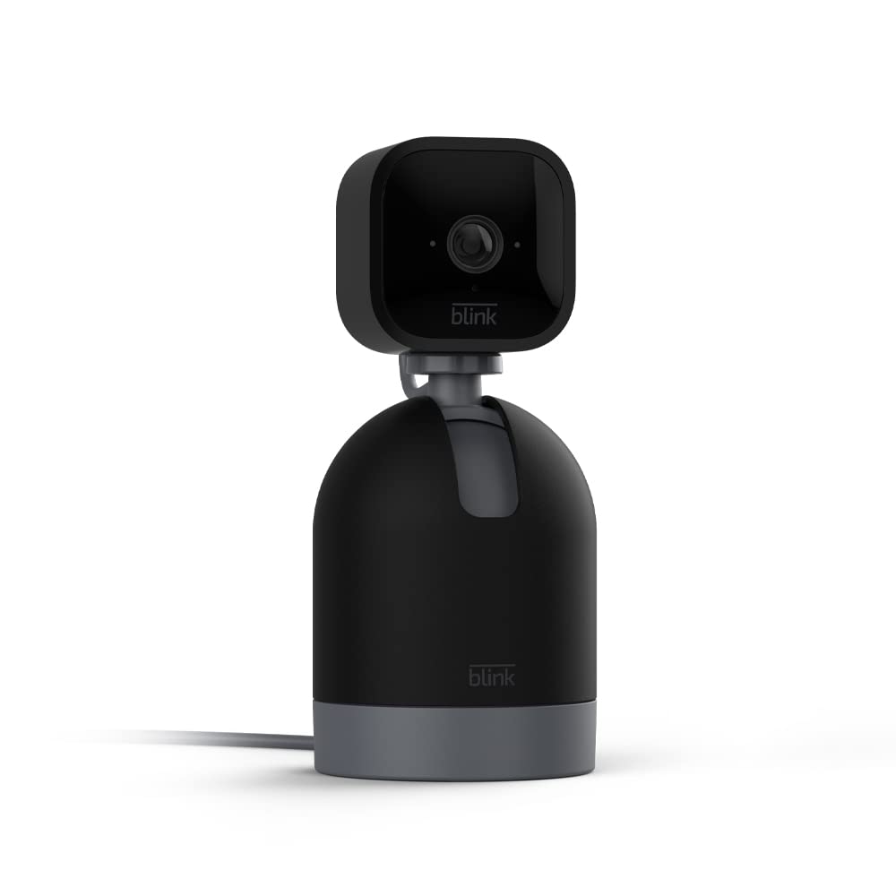 Blink Mini Pan-Tilt Camera (newest model), Rotating indoor plug-in smart security camera, two-way audio, HD video, motion detection, Works with Alexa (Black) 🍁 All In One Marketplace Canada
