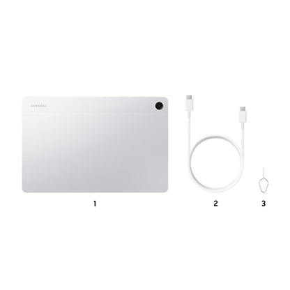 Samsung Galaxy Tab A11+ (CAD Version & Warranty) - Silver 256GB, 11" Android Tablet, External Storage Support, Headphone Jack, 25W Fast Charging 🍁 All In One Marketplace Canada