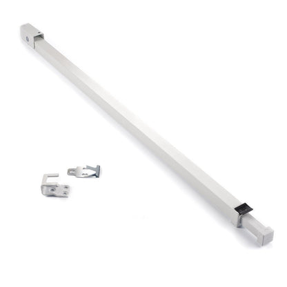 Ideal Security Sliding Patio Door Security Bar with Child-Proof Lock, Extendable, White (25.75-47.5 Inches) 🍁 All In One Marketplace Canada