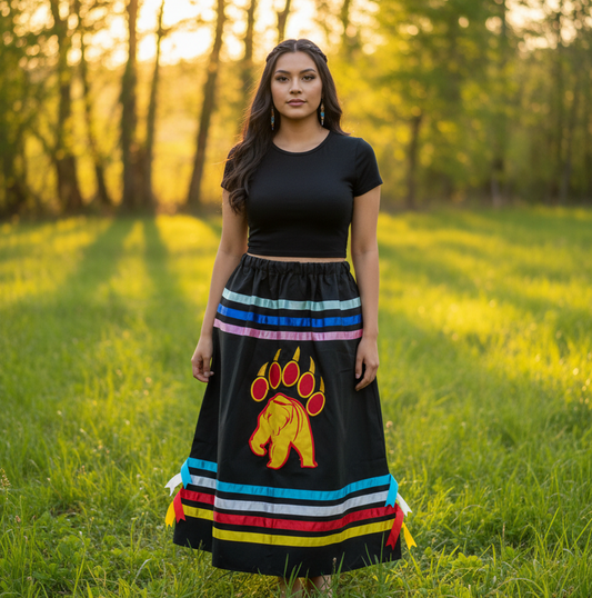 OLDTRIBES™ Trail of the Bear Ribbon Skirt