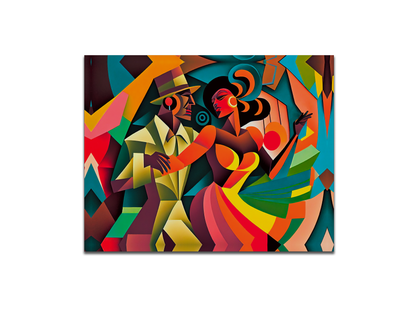 Wandkunst-Fiesta Latina-Moderne Kunst-Leinwandbild
