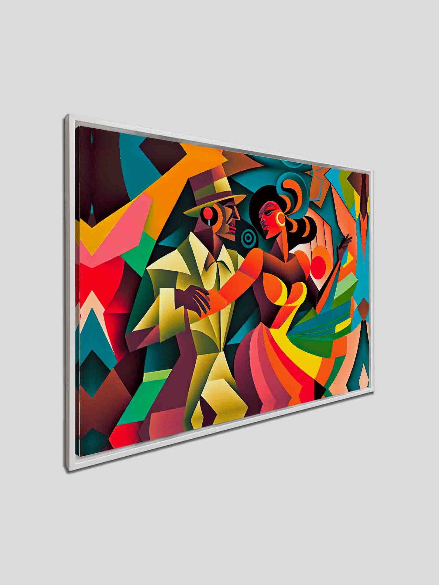 Wandkunst-Fiesta Latina-Moderne Kunst-Leinwandbild