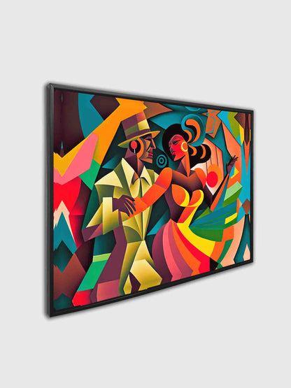 Wandkunst-Fiesta Latina-Moderne Kunst-Leinwandbild