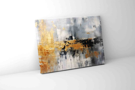 Wandkunst – Abstraktes Leinwandbild Herbst