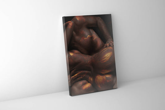 Wandbild Feuer