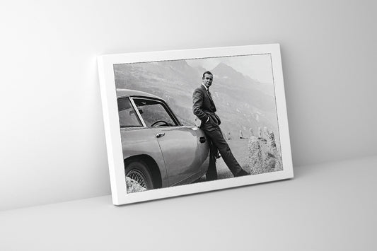 James Bond Leinwandbild, fertig zum Aufhängen