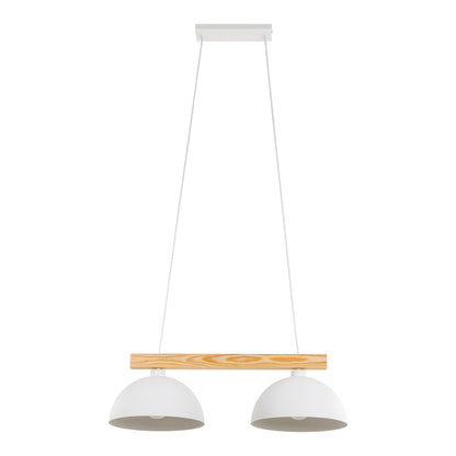 OSLO 2-Light Scandinavian Pendant Light for Kitchen Island, Dining Table & Modern Interiors