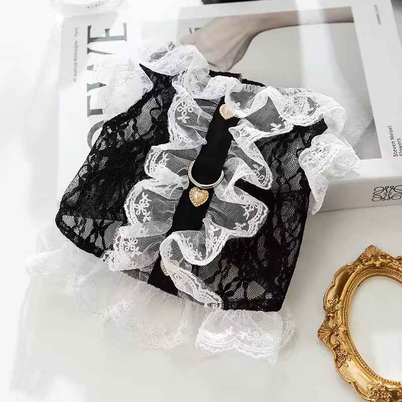 Sabrina Dress for Dogs – Elegant Lace Dog Dress