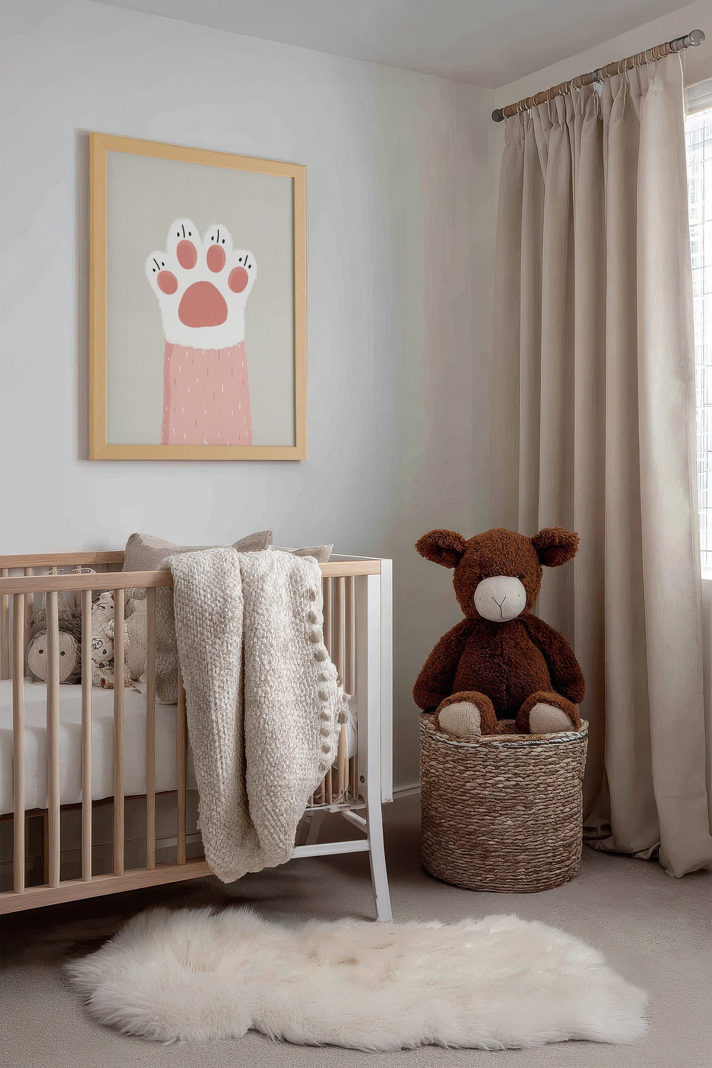 Patte Douce, gerahmte, starre Leinwand