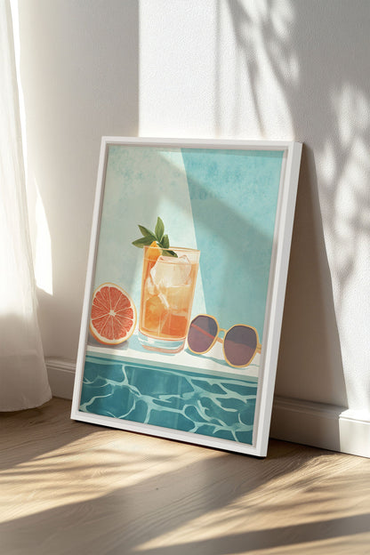 SOMMERAPERO, Werk auf gespannter Leinwand
