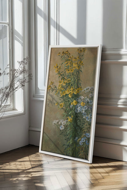 OR DES CHAMPS, Gestricktes Kunstwerk auf Leinwand