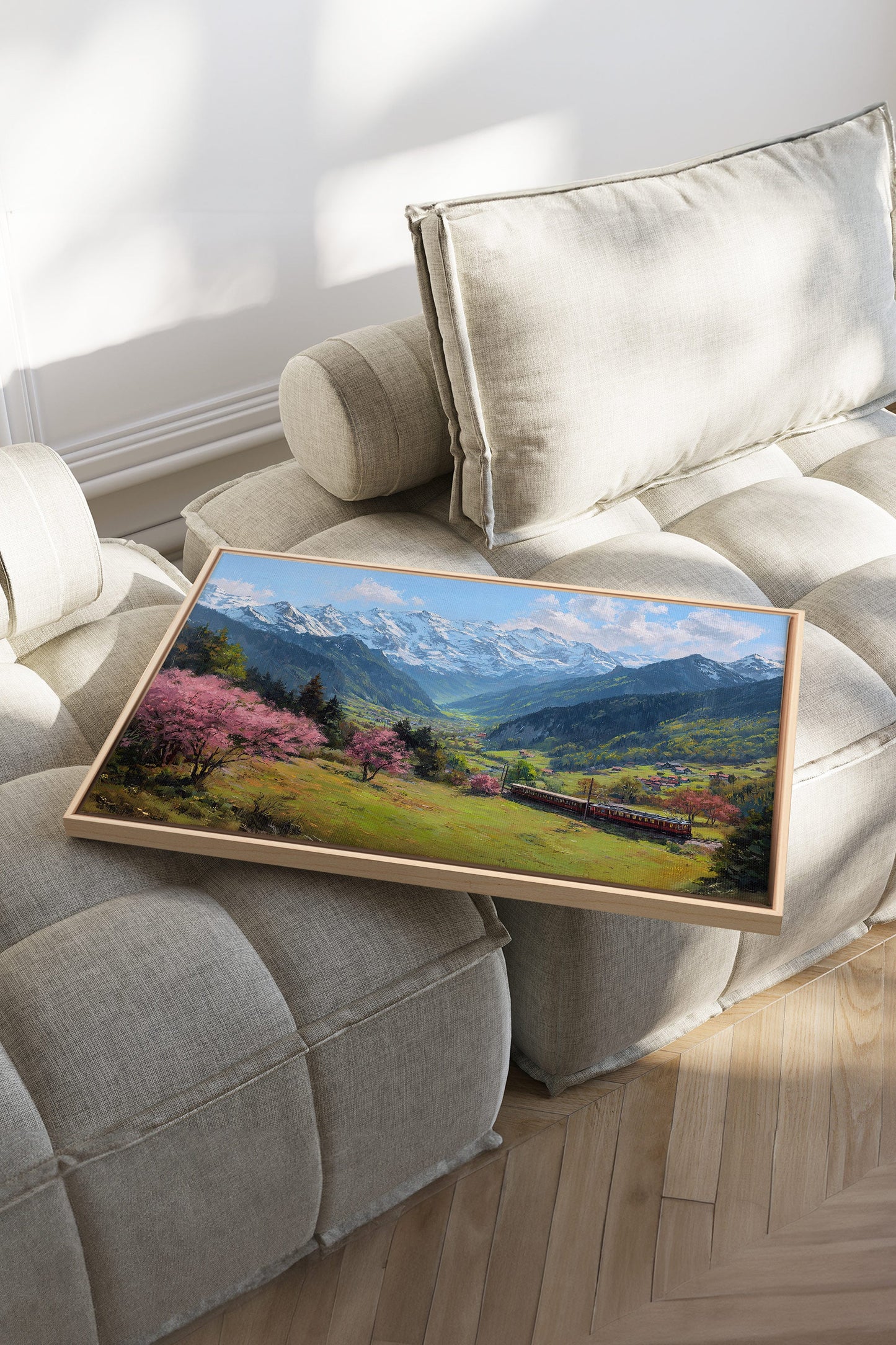 ALPINER TRIP, Öl auf Leinwand