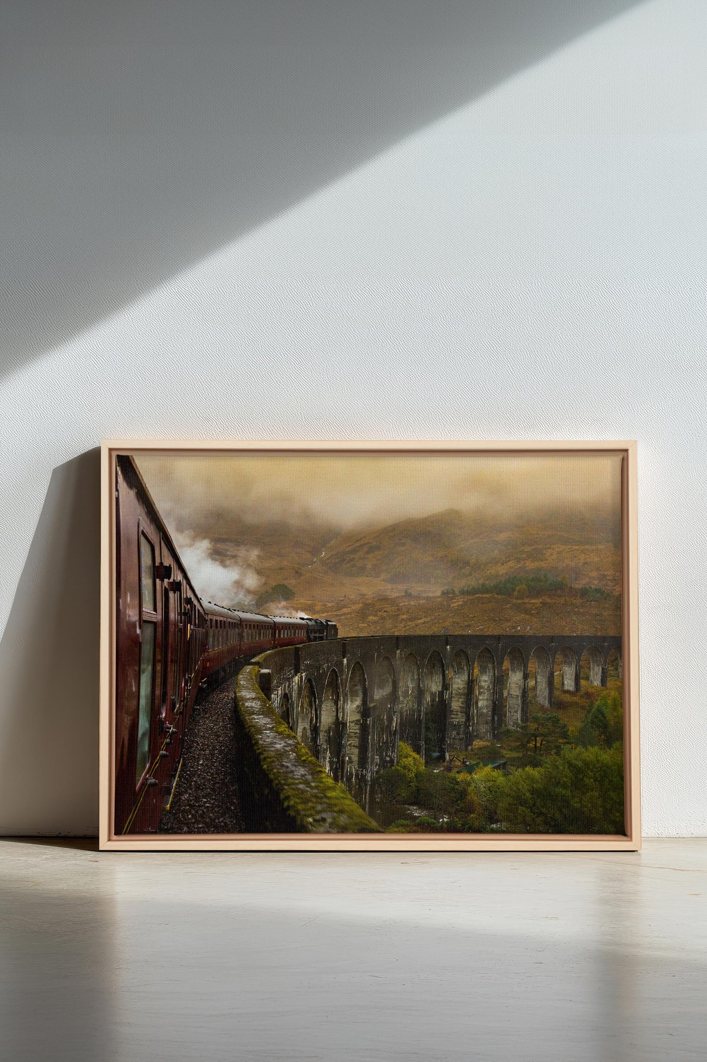 ROUTE DU MYSTÈRE, Werk auf gespannter Leinwand