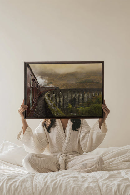 ROUTE DU MYSTÈRE, Werk auf gespannter Leinwand