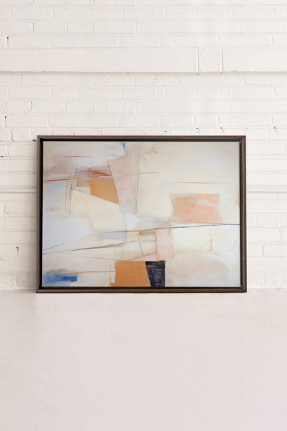 ACHTSAME ILLUSIONEN, Werk auf gespannter Leinwand