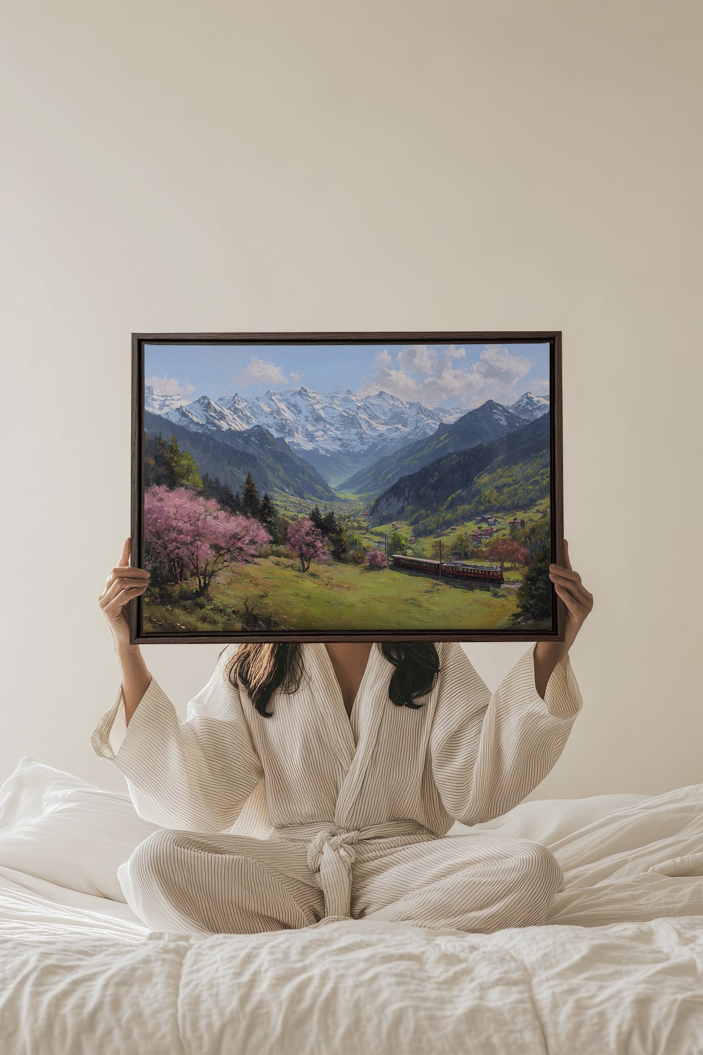 ALPINER TRIP, Öl auf Leinwand