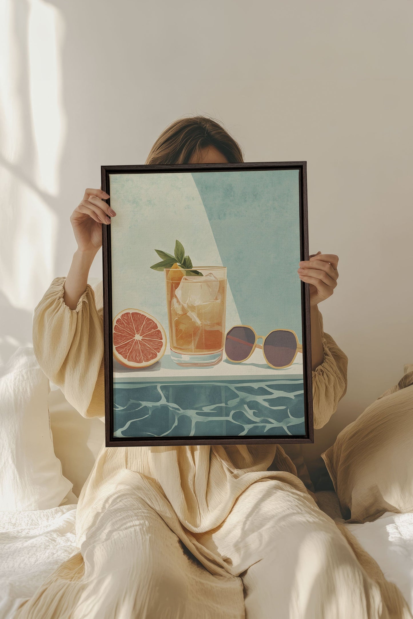 SOMMERAPERO, Werk auf gespannter Leinwand