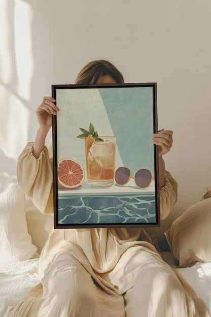 SOMMERAPERO, Werk auf gespannter Leinwand