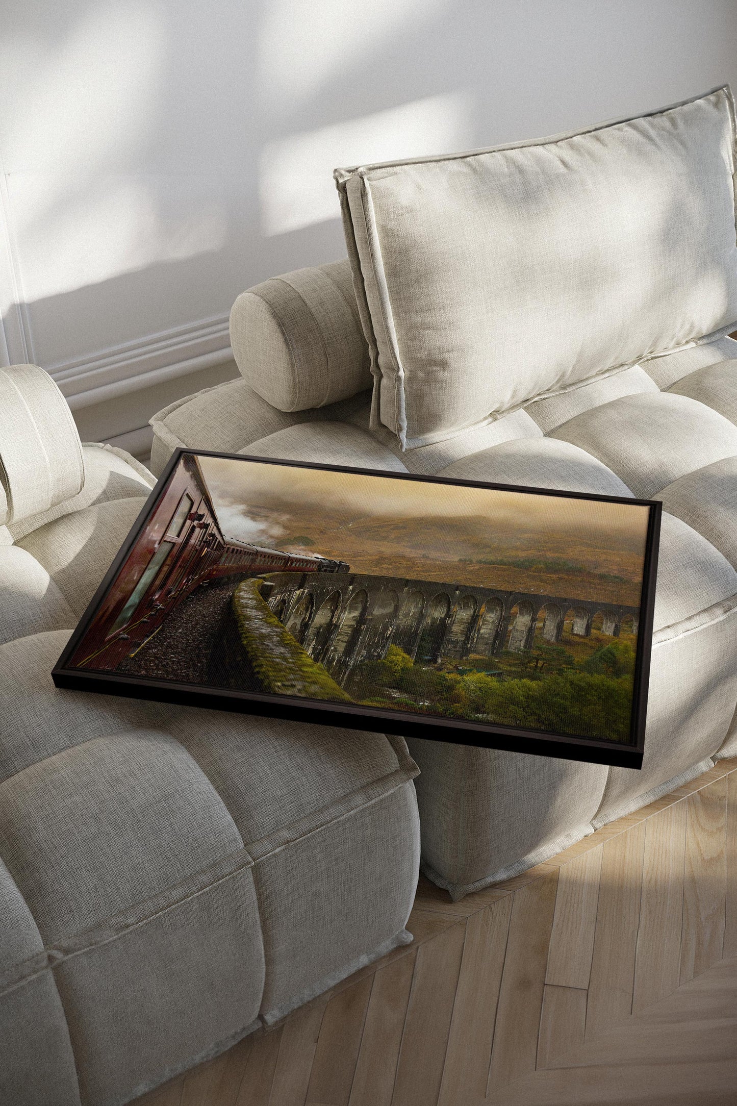 ROUTE DU MYSTÈRE, Werk auf gespannter Leinwand