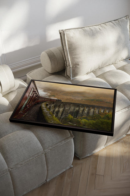 ROUTE DU MYSTÈRE, Werk auf gespannter Leinwand