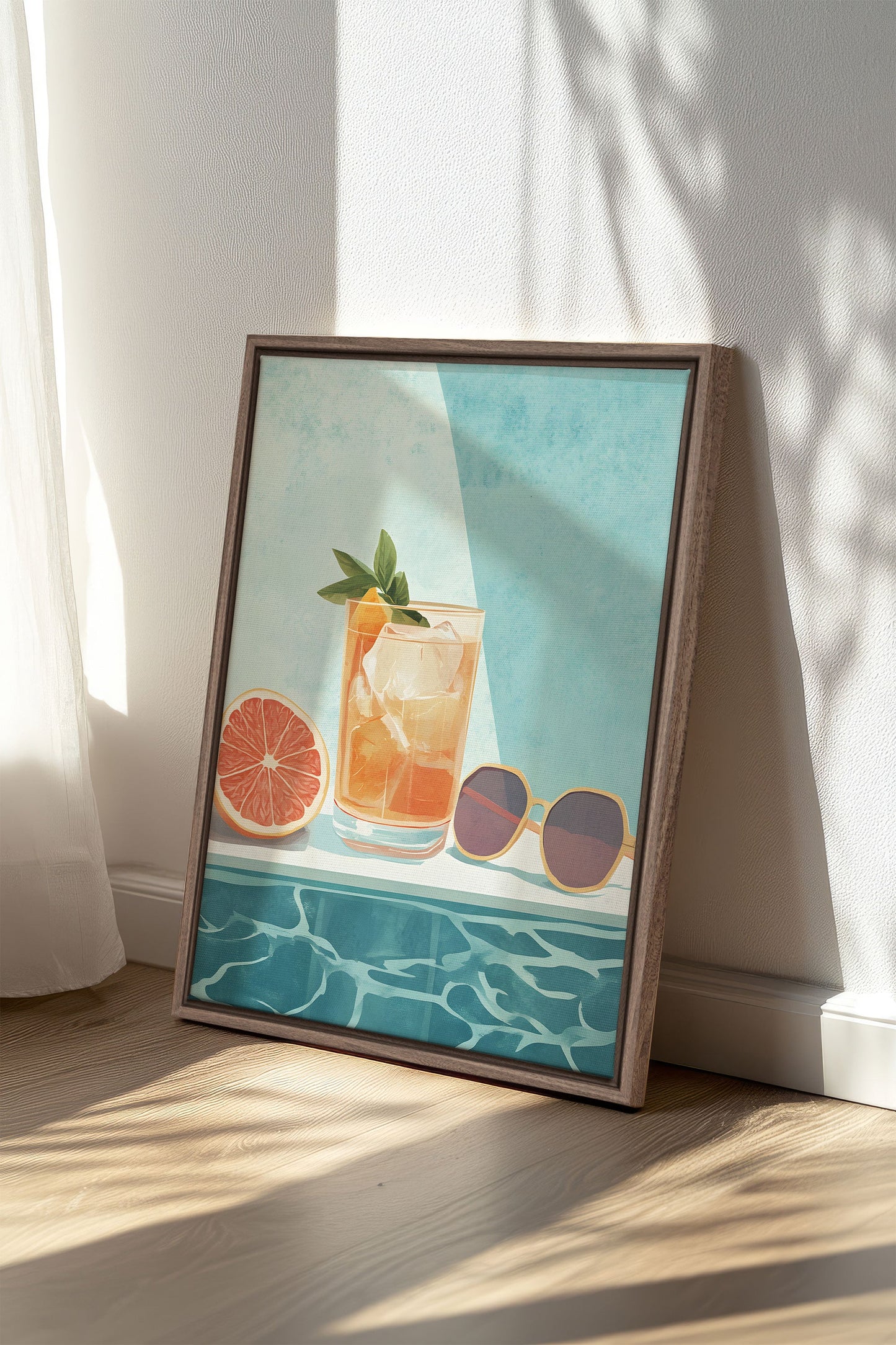 SOMMERAPERO, Werk auf gespannter Leinwand