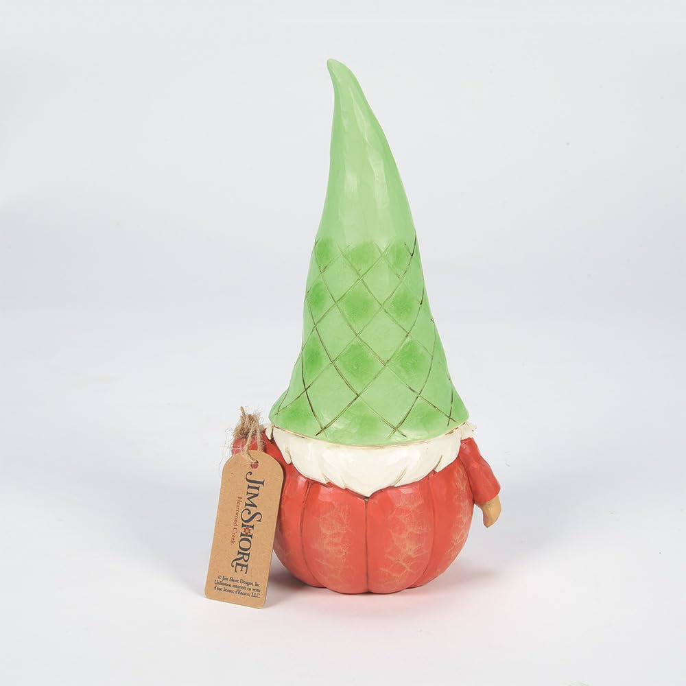 Enesco Jim Shore Heartwood Creek Halloween Pumpkin Gnome with Candy Figurine, 6.97 Inch, Multicolor