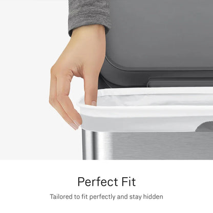simplehuman Code K 100 Count, Dispenser Pack Custom Fit Liners, Drawstring Trash Bags, 35-45L / 9-12 Gallons, White 🍁 All In One Marketplace Canada
