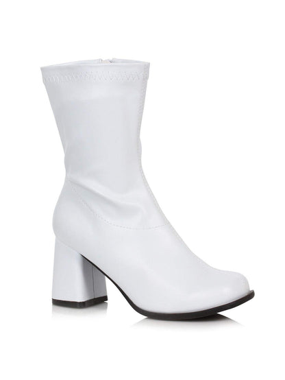 Ellie Shoes Women's Halloween Fashion Boot, White/Pu Matte, 6