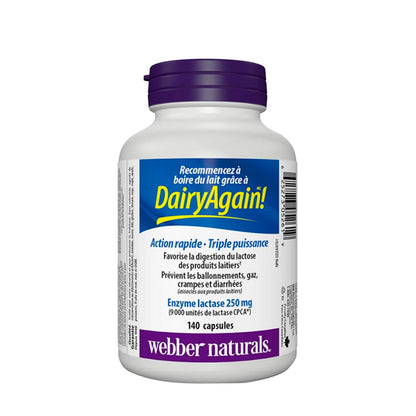 webber naturals Lactase Enzyme 140 Capsules 🍁 All In One Marketplace Canada
