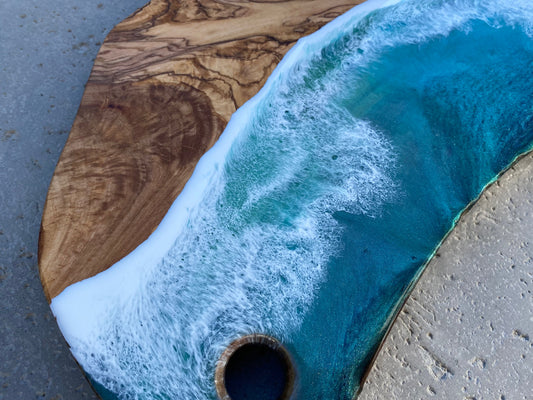 Olive Wood Charcuterie Board - AURABAGS SHOP