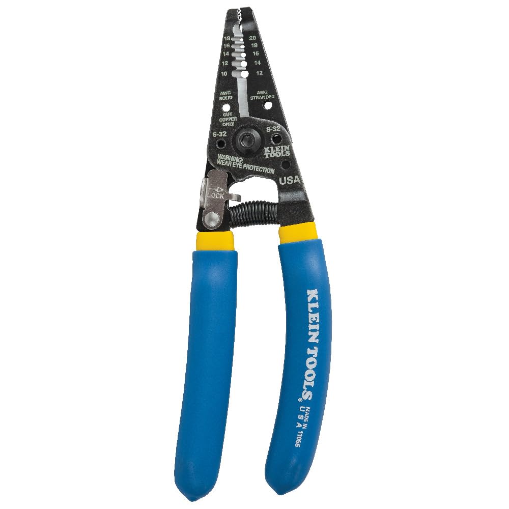 Klein Tools 11055EP Wire Cutter and Stripper, Stranded and Solid Wire Cutter, Cuts Copper, Blue 🍁 All In One Marketplace Canada