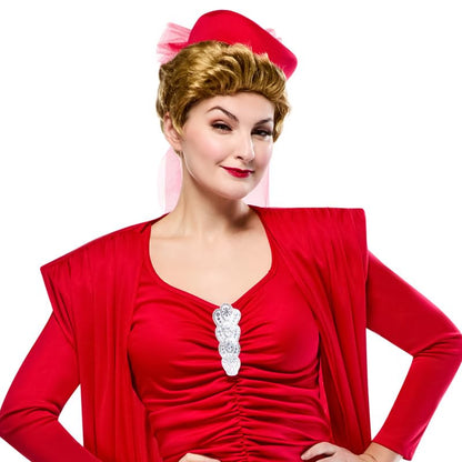 Rubies Women's Golden Girls Blanche Costume Set with Wig, Small, TV Show Look Perfect for Halloween, Parties, and More