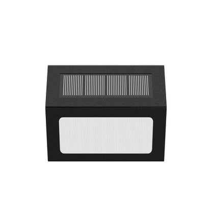 Solar Lights for Steps Decks Pathway Yard Stairs Fences, LED lamp, Rainproof, Black Metal case, 6 Pack 🍁 All In One Marketplace Canada