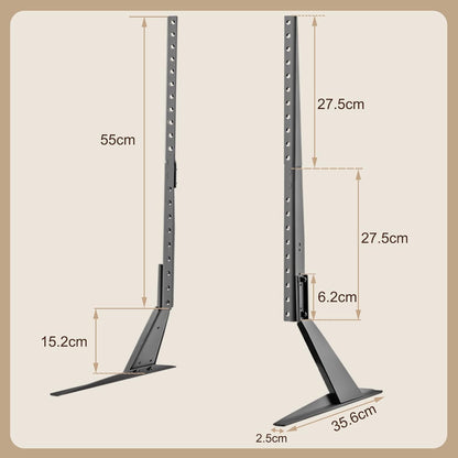 GPlus+ Universal Table Top TV Stand for Most 23 to 75 inch LCD LED Plasma Flat Screen TVs, TV Base Height Adjustable Leg Stand Holds up to 88 lbs/40Kg, VESA up to 800x600mm, LDT03-26L 🍁 All In One Marketplace Canada
