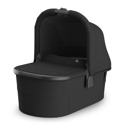 UPPAbaby Bassinet V3 - Compatible with Vista, Cruz, Ridge Strollers - Overnight Sleep Solution - Mattress, Sheet and Bug Shield Included - Jake (Charcoal/Carbon Frame) 🍁 All In One Marketplace Canada
