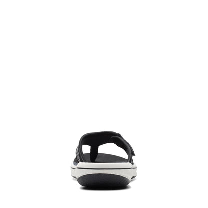 Clarks Women's Breeze Sea Flip-Flop, Black Synthetic, 10 🍁 All In One Marketplace Canada