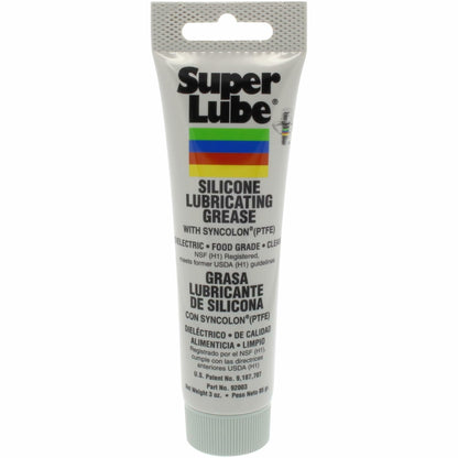 Super Lube 92003 Silicone Lubricating Grease, 3 oz Tube, White 🍁 All In One Marketplace Canada