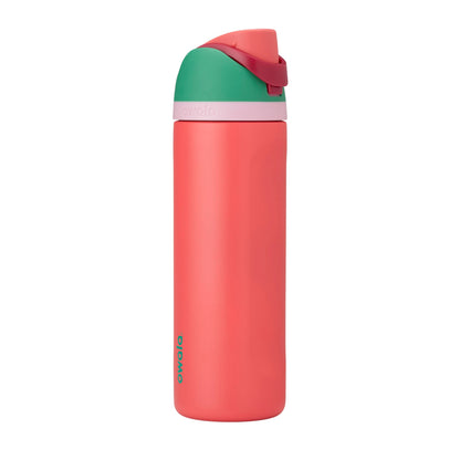 Owala FreeSip Insulated Stainless Steel Water Bottle with Straw for Sports, Travel, and School BPA-Free Sports Water Bottle, 24 oz, Strawberry Field 🍁 All In One Marketplace Canada