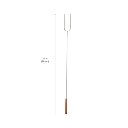 Coghlan's Camp Forks 6-Pack – 40" Solid Steel, Marshmallow Sticks with Wooden Handles | Heavy-Duty Camping Essentials for Fire Pit Roasting, BBQ Grilling & Outdoor Cooking 🍁 All In One Marketplace Canada