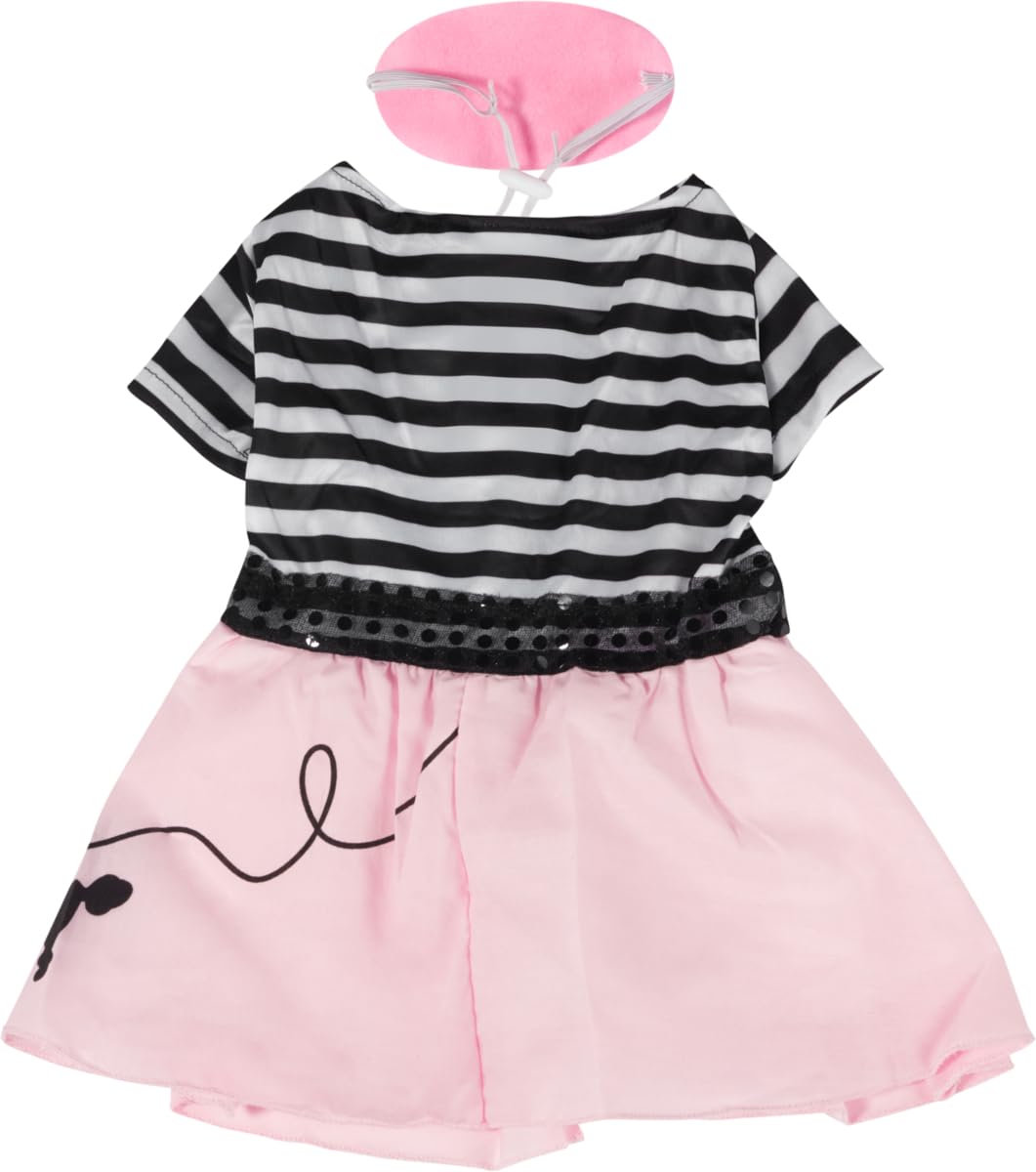 Rubies Costume Co Halloween Classics Collection Pet Costume, Medium, 50s Girl Dress
