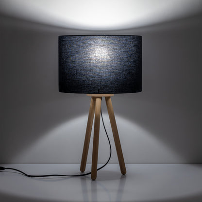 TOKYO Wood Tripod Table Lamp for Bedroom & Nightstand (Clearance)