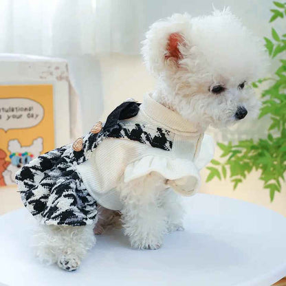 Mademoiselle Tweed Dog Dress | Pet Fashion Dress