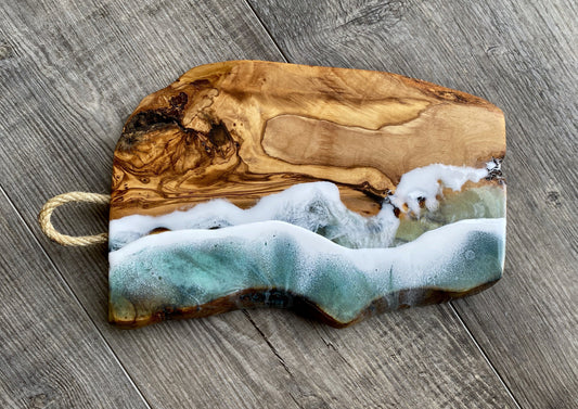 Olive Wood Charcuterie Board - AURABAGS SHOP
