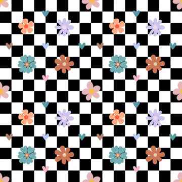 Couverture minky Punky bloom 💕 moyenne