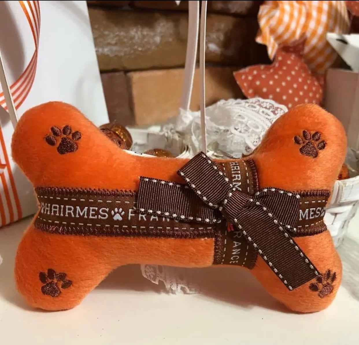 Hairmes Bone Toy – Plush Dog Toy