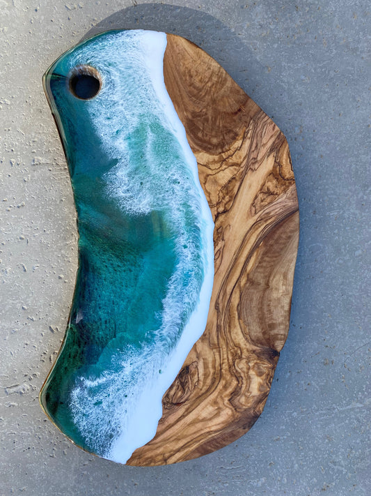 Olive Wood Charcuterie Board - AURABAGS SHOP